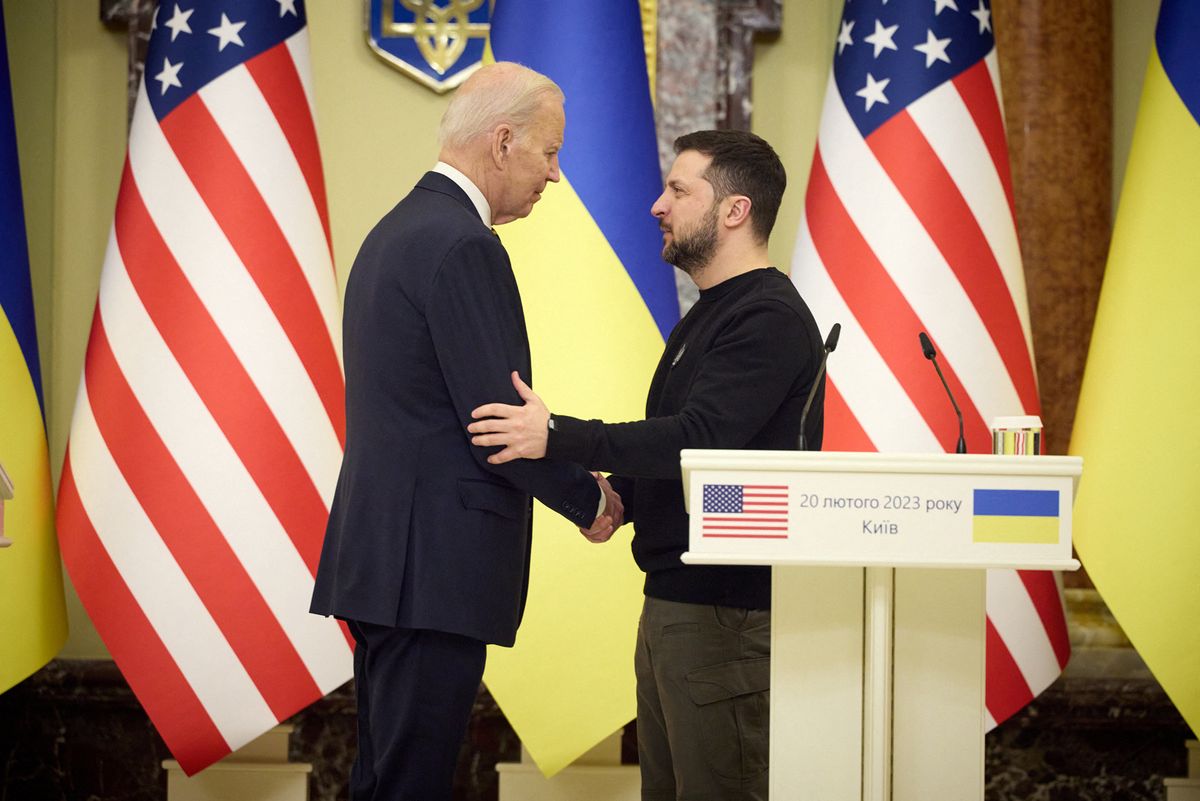 Biden-Zelenskyy meeting in Kyiv