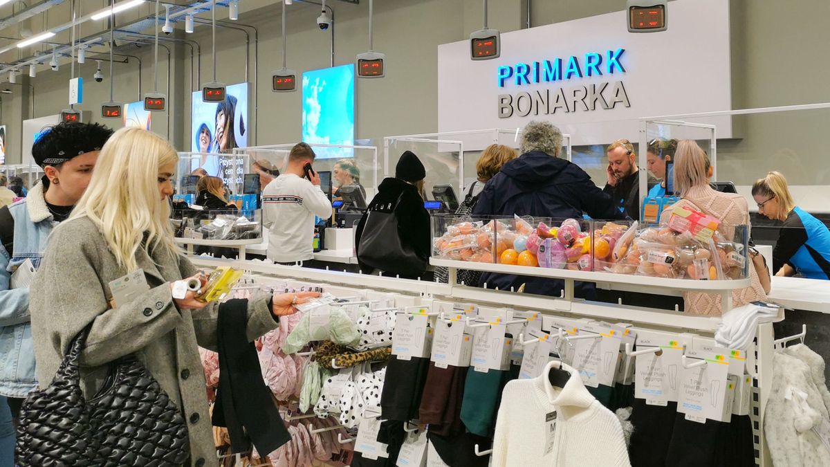A recently opened Primark store in Bonarka shopping center in Krakow, Poland on November 15, 2022. 