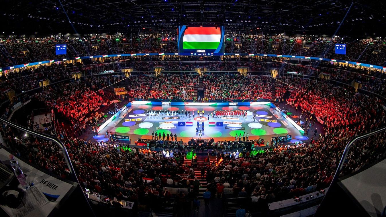 Budapest 20220113 Kézilabda 2022 férfi Európa bajnokság EB Magyarország Hollandia Fotó Szabó Miklós Nemzeti Sport csarnok épület belső MVM Dome szurkolók Budapest 20220113 Kézilabda 2022 férfi Európa bajnokság EB Magyarország Hollandia Fotó Szabó Miklós Nemzeti Sport csarnok épület belső MVM Dome szurkolók