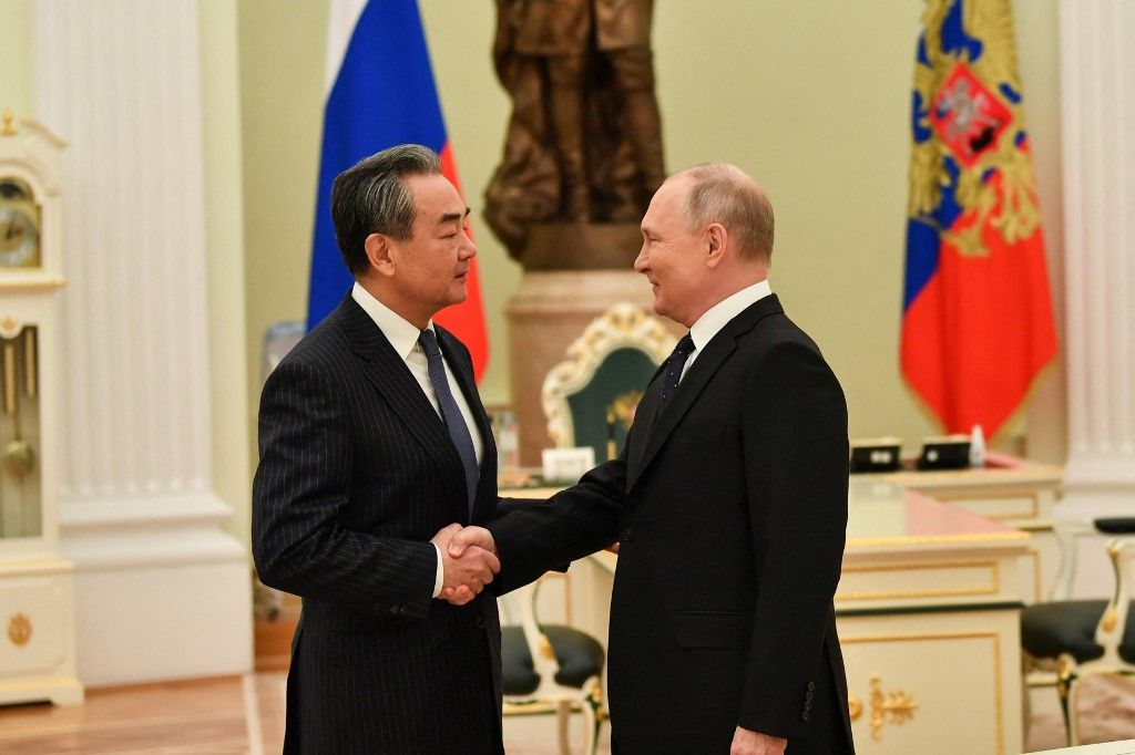 RUSSIA-MOSCOW-VLADIMIR PUTIN-WANG YI-MEETING