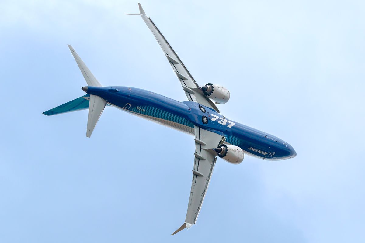 Hampshire,,Uk,-,July,,2022:,The,Lastest,Boeing,737,Max
HAMPSHIRE, UK - JULY, 2022: The lastest Boeing 737 Max 10 in Flight, showing an impressive banking angle. July 20, 2022, Hampshire, England