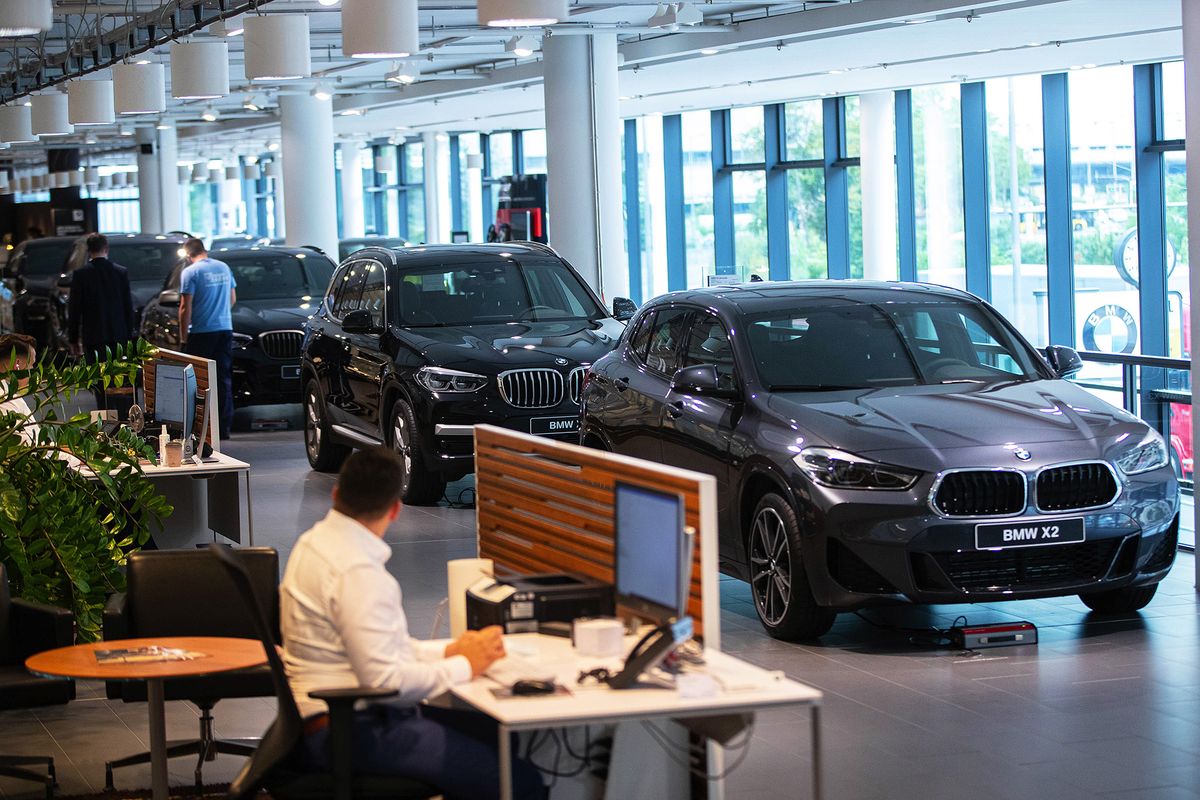 Inside a BMW AG Auto Showroom as Robust Prices Help Offset Chip Shortage Crunch