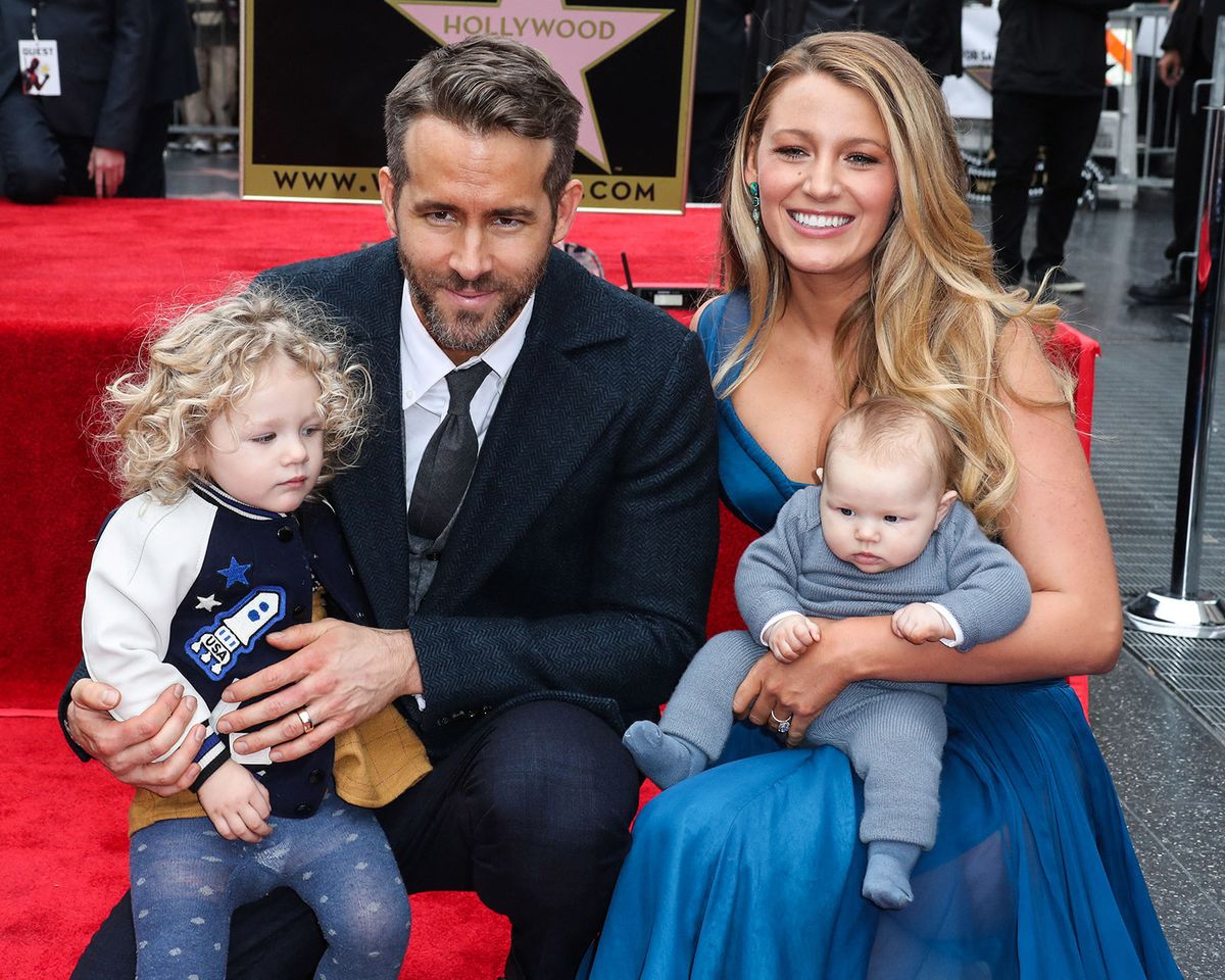(FILE) Ryan Reynolds And Blake Lively Donate $400,000 to New York Hospitals Amid Coronavirus COVID-19 Pandemic (FILE) Ryan Reynolds And Blake Lively Donate $400,000 to New York Hospitals Amid Coronavirus COVID-19 Pandemic. They are reportedly donating $100,000 each to Elmhurst, NYU Hospital, Mount Sinai, and Northern Westchester. HOLLYWOOD, LOS ANGELES, CALIFORNIA, USA - DECEMBER 15: Actor Ryan Reynolds and wife/actress Blake Lively pose with daughters James Reynolds and Inez Reynolds at a ceremony honoring Ryan Reynolds with a star on the Hollywood Walk of Fame - Dedication of the 2,596th star on the Walk of Fame in the category of Motion Pictures on December 15, 2015 in Hollywood, Los Angeles, California, United States. (Photo by Xavier Collin/Image Press Agency/NurPhoto) (Photo by Image Press Agency / NurPhoto / NurPhoto via AFP)