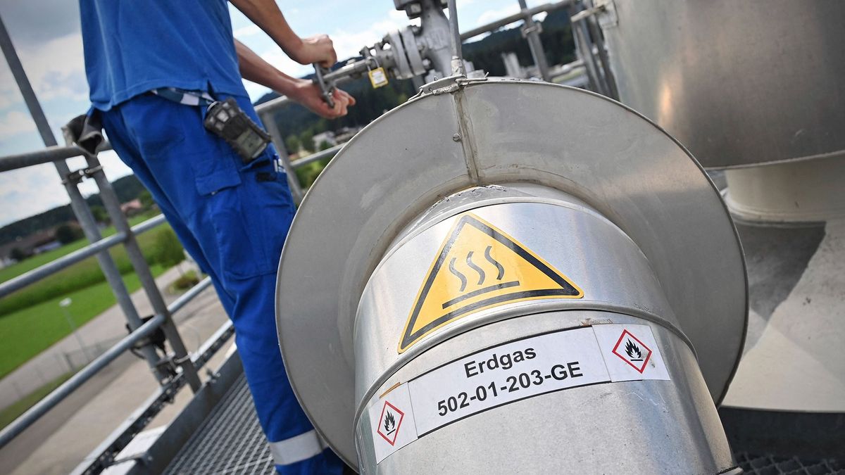 Instalación de almacenamiento de gas Hydac en Austria.