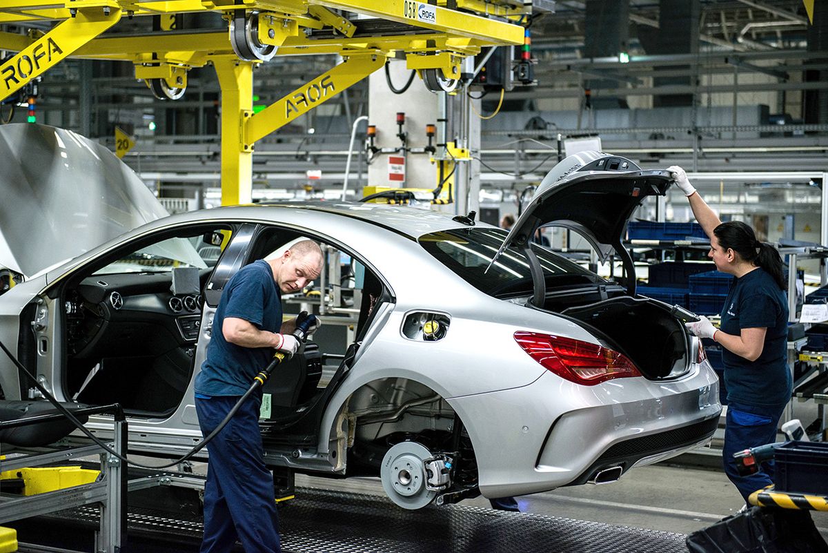 Automobile Production At Mercedes-Benz AG's Hungarian Plant