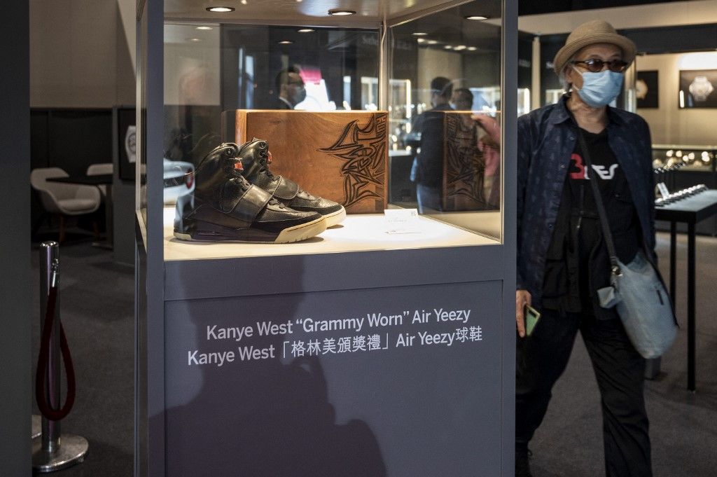Kanye West’s Nike Air Yeezy 1 sneaker for sale with a price tag of $2 million