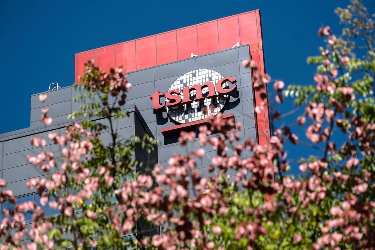 TSMC Headquarters As Taiwan Security Chief Says No Need to Blow Up Chipmaker in China War The Taiwan Semiconductor Manufacturing Co. (TSMC) headquarters in Hsinchu, Taiwan, on Wednesday, Oct. 12, 2022. Taiwan's flagship semiconductor industry will not need to be destroyed in a Chinese invasion, the islands security chief said, amid growing US concerns that Beijing could move to forcibly acquire the crucial Taiwanese chip technology. Photographer: Lam Yik Fei/Bloomberg via Getty Images