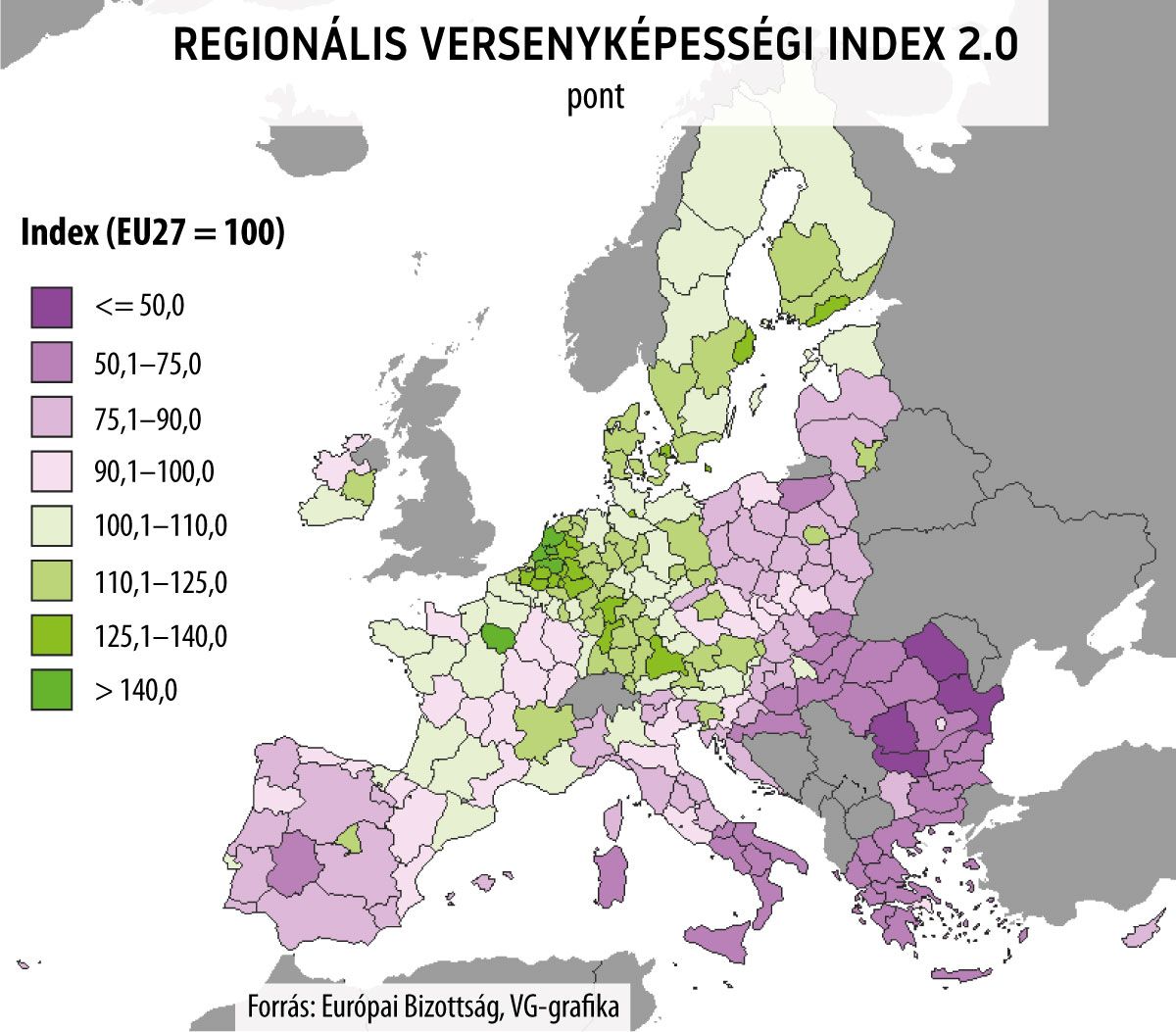 Regionális versenyképességi index 2.0
