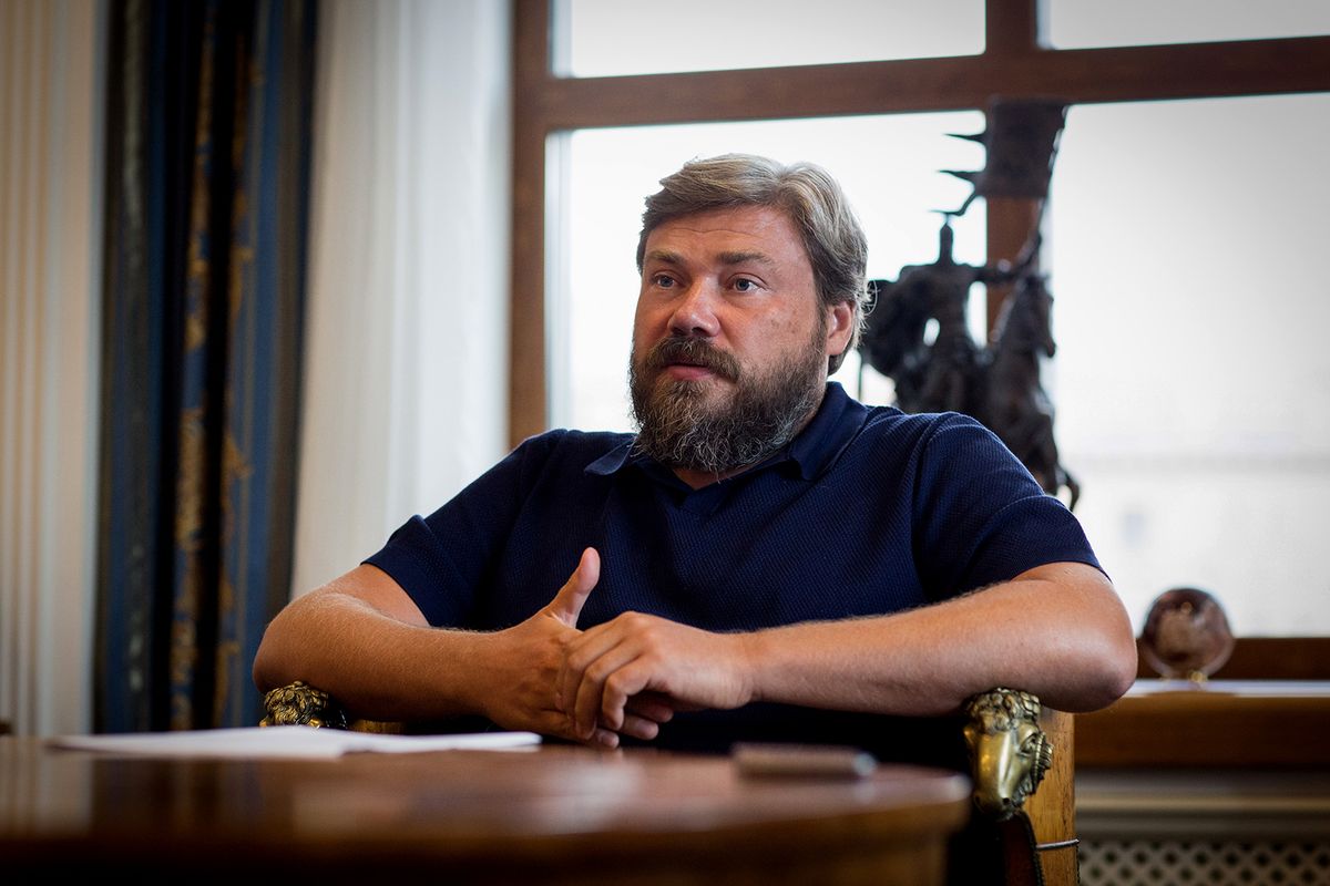 Russian Tycoon Konstantin Malofeev
Konstantin Malofeev, Russian tycoon, in Moscow, Russia, on Tuesday, Aug. 11, 2020. The Justice Department unsealed an indictment against Konstantin Malofeev for sanctions violations, the first U.S. charges against a Russian tycoon since the invasion of Ukraine. Source: Bloomberg
Konsztantyin Malofejev, merénylet