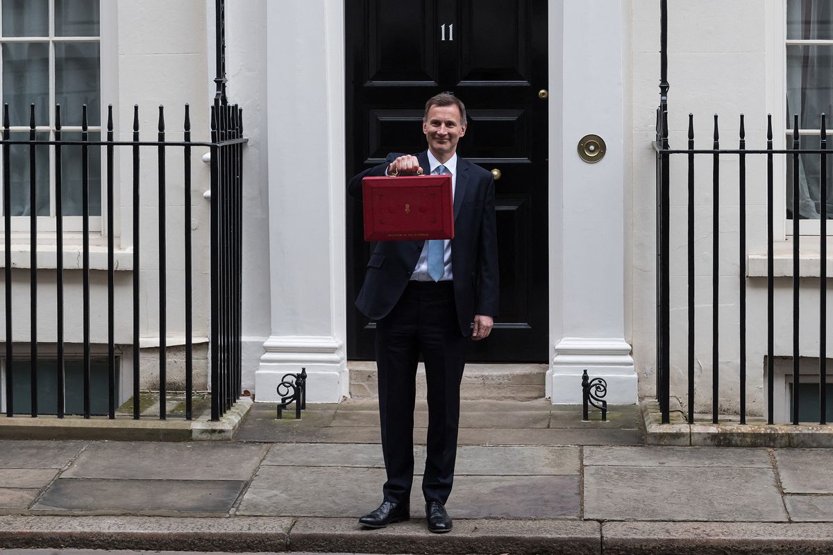 Chancellor Jeremy Hunt Delivers the Spring Budget in London