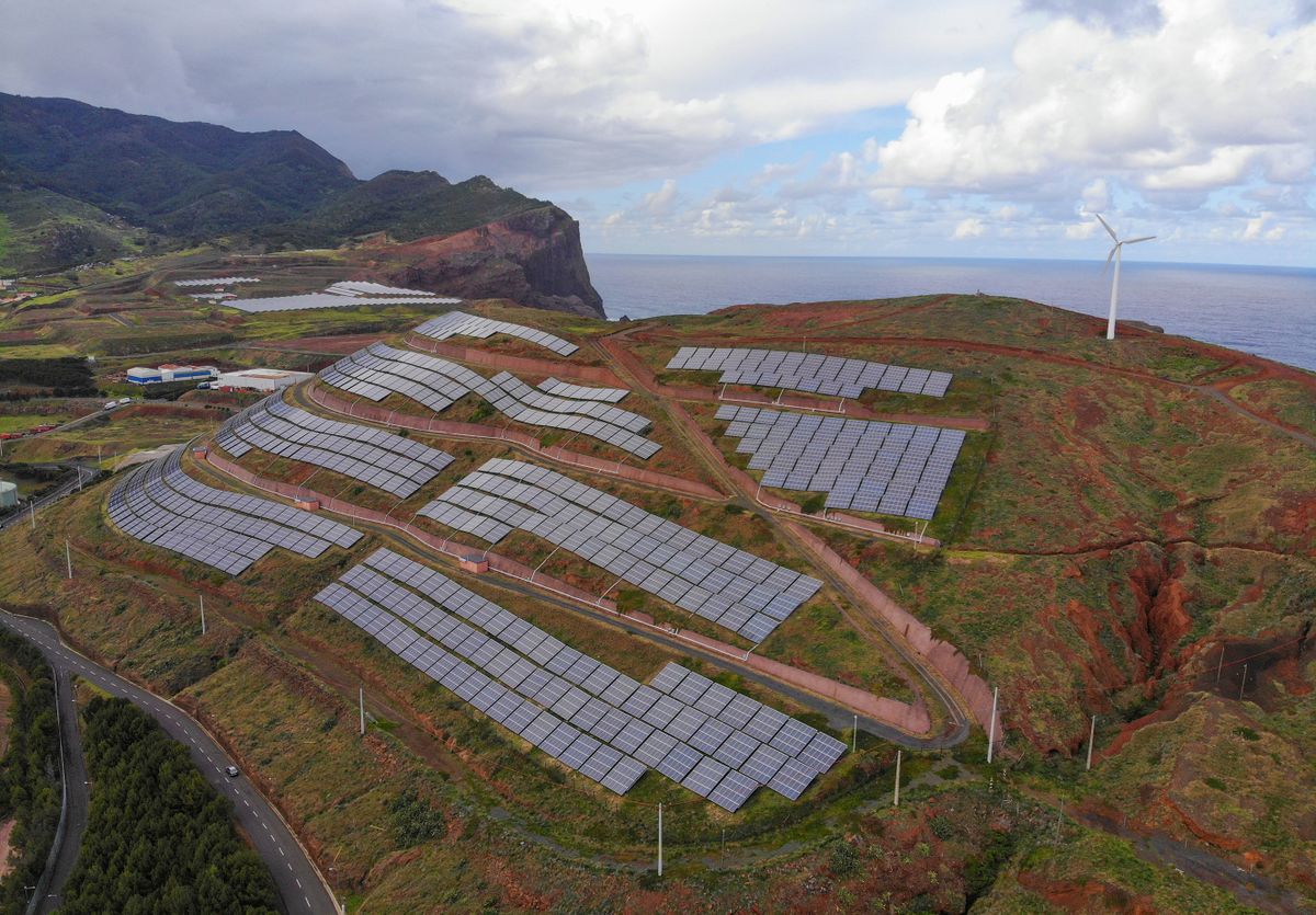 Solar Array on Portugal's Madeira Island