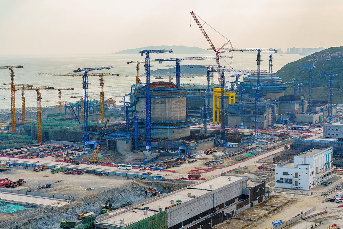 Taipingling Nuclear Power Plant Under Construction In Huizhou
HUIZHOU, CHINA - FEBRUARY 19: Taipingling Nuclear Power Plant is pictured on February 19, 2023 in Huizhou, Guangdong Province of China. Taipingling Nuclear Power Plant is scheduled to be put into operation in 2025. (Photo by Zhou Nan/VCG via Getty Images)
Kína atomerőmű atomenergia