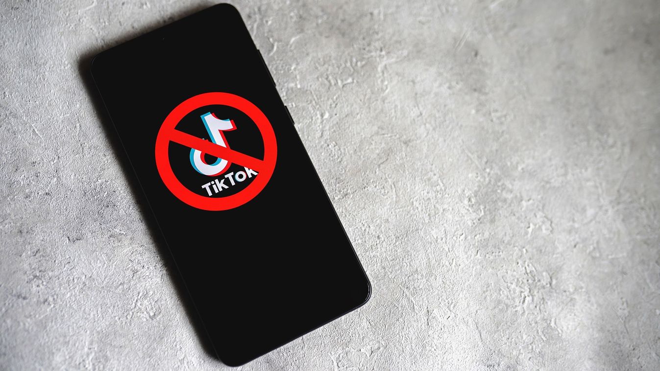 Tiktok,App,Logo,Crossed,Out,With,Red,Ban,Sign,Displayed