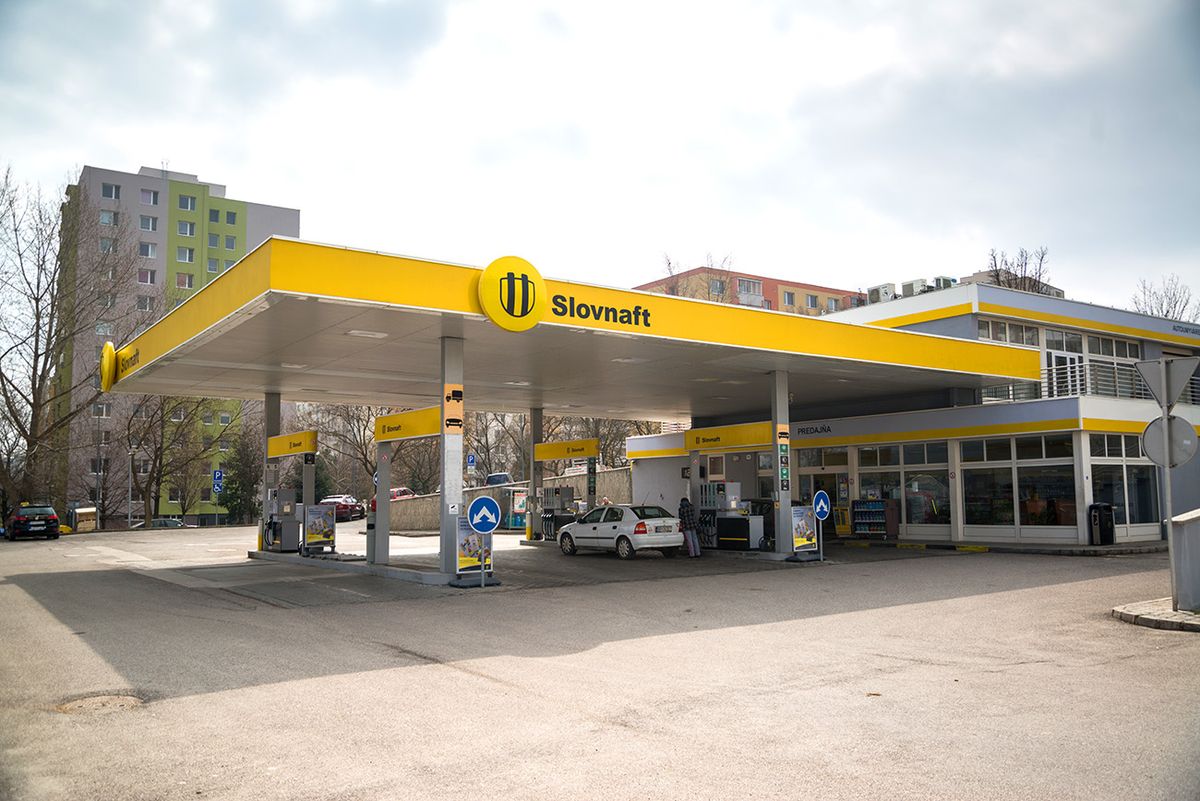 Nitra,,Slovakia,,March,28,,2018:,Slovnaft,Gas,Station,In,Nitra,
Nitra, Slovakia, march 28, 2018: Slovnaft gas station in Nitra, Slovakia. Slovnaft is Slovakia leading retailer and wholesaler of oil, gasoline and natural gas.
