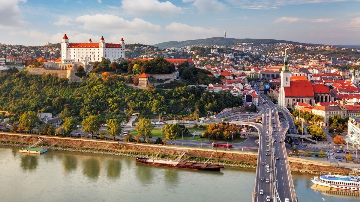 Bratislava,-,Aerial,View