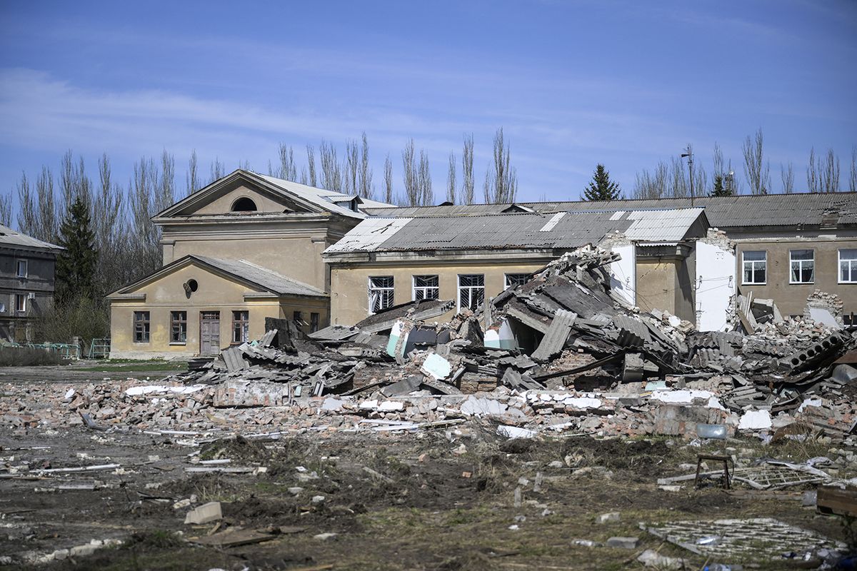 Military mobility continues amid Russia-Ukraine war in Bakhmut frontline
Military mobility continues amid Russia-Ukraine war in Bakhmut f
CHASIV YAR, UKRAINE - APRIL 10: A view of a destroyed building while the Russia-Ukraine war continues near Bakhmut frontline in Chasiv Yar, Ukraine on April 10, 2023. Muhammed Enes Yildirim / Anadolu Agency (Photo by Muhammed Enes Yildirim / ANADOLU AGENCY / Anadolu Agency via AFP)