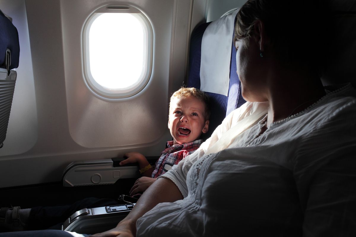 Portrait,Of,The,Crying,Boy,On,The,Flight