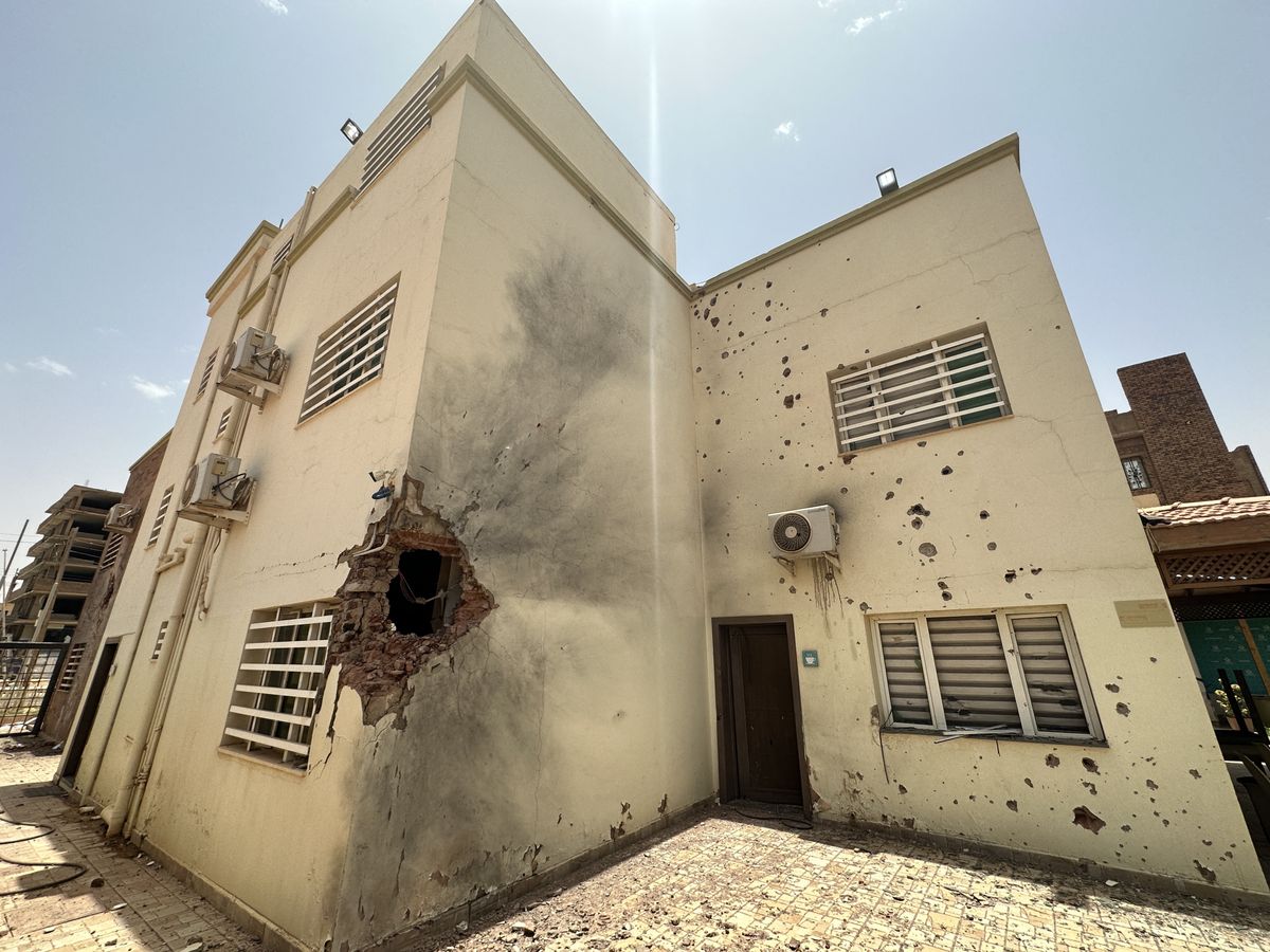 Yunus Emre Institute’s building damaged during clashes in Sudan