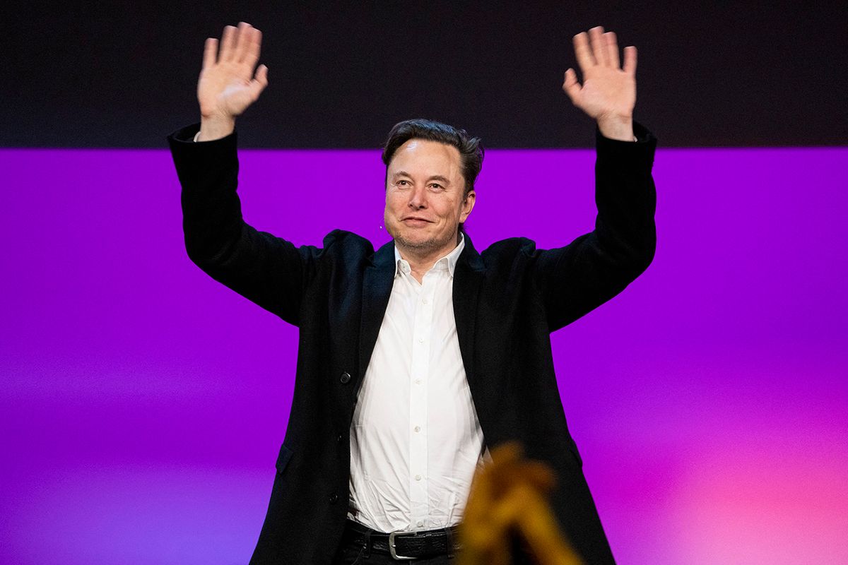CANADA-US-TECHNOLOGY-DESIGN-TED-MUSK
This handout image released by TED Conferences shows Tesla chief Elon Musk waving onstage at the TED2022: A New Era conference in Vancouver, Canada, April 14, 2022. (Photo by Ryan Lash / TED Conferences, LLC / AFP) / RESTRICTED TO EDITORIAL USE - MANDATORY CREDIT "AFP PHOTO / TED CONFERENCES / Ryan LASH " - NO MARKETING - NO ADVERTISING CAMPAIGNS - DISTRIBUTED AS A SERVICE TO CLIENTS