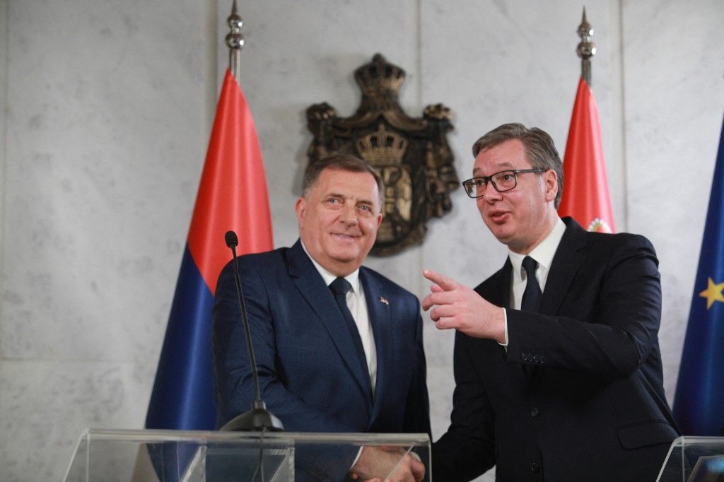 Aleksandar Vucic - Milorad Dodik meeting in Belgrade