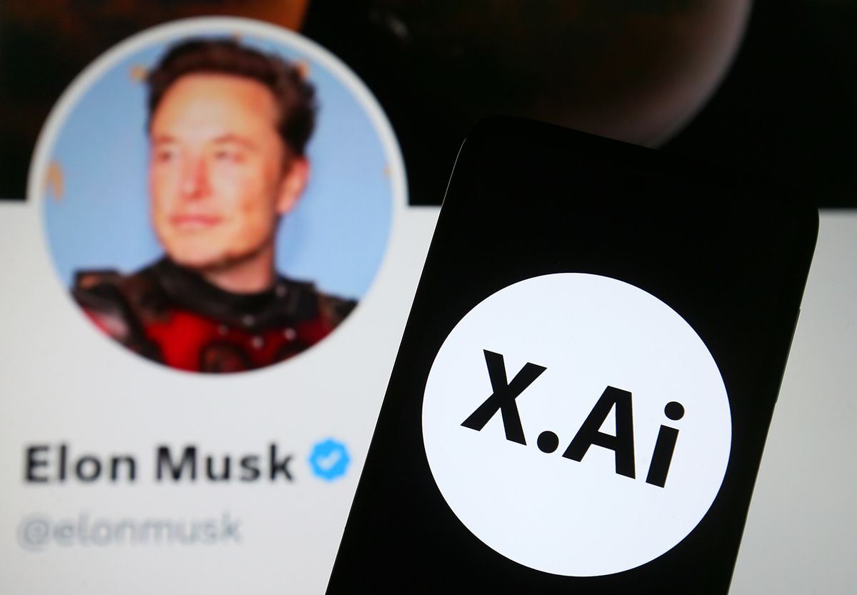 In this photo illustration, X.AI is seen on a smartphone
UKRAINE - 2023/04/15: In this photo illustration, X.AI is seen on a smartphone with Elon Musk's Twitter page on a pc screen. (Photo Illustration by Pavlo Gonchar/SOPA Images/LightRocket via Getty Images)
mesterséges intelligencia