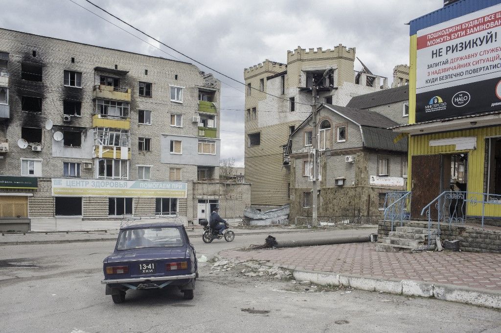 Traces of war in Ukraine's Izium