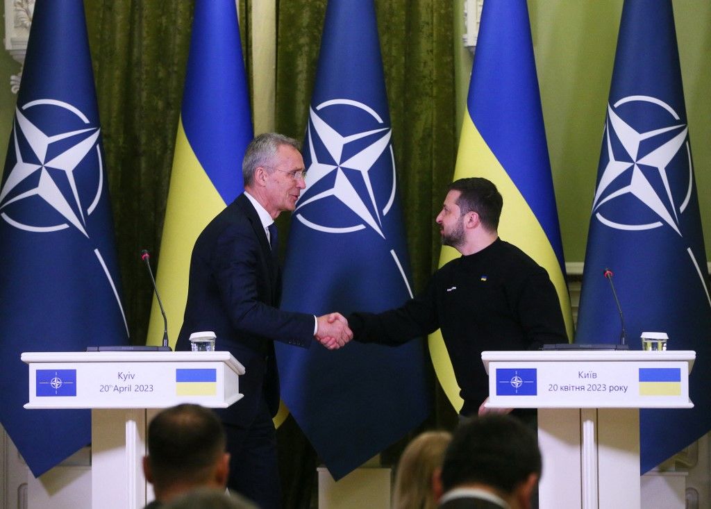 NATO Secretary General Jens Stoltenberg Visits Kyiv, Amid Russia's Invasion Of Ukraine