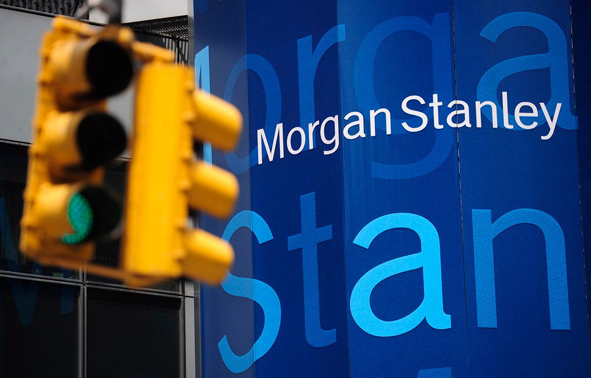 A view of the Morgan Stanley's headquarters in New York, June 1, 2012. Morgan Stanley told Citigroup Inc .it plans to acquire an additional 14 percent stake in their Morgan Stanley Smith Barney brokerage joint venture, a long-awaited step that will bring the securities firm closer to full ownership of the business.  AFP PHOTO/Emmanuel Dunand (Photo by Emmanuel DUNAND / AFP)