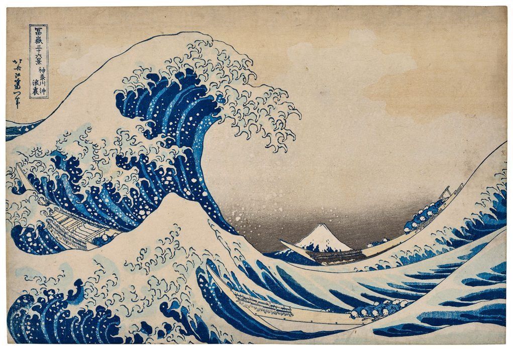 Hokusai: Nagy Hullám  2,8 millió dollárt ért, kép a Christie’s jóvoltából