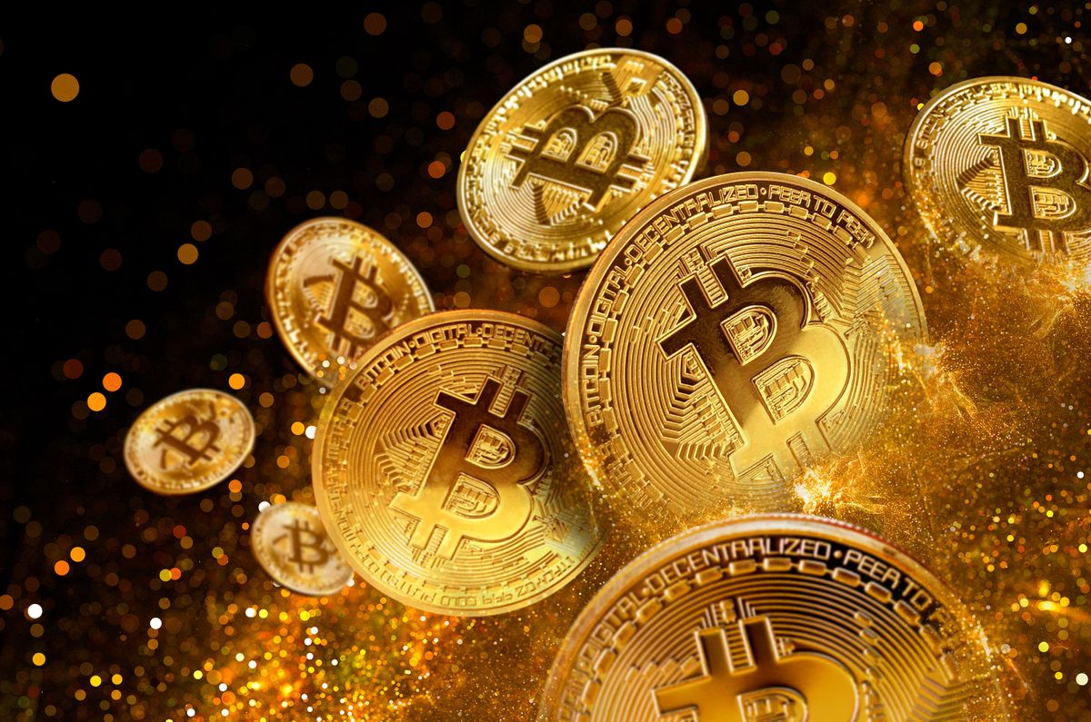 Bitcoin,Mining,Concept,,Digital,Money