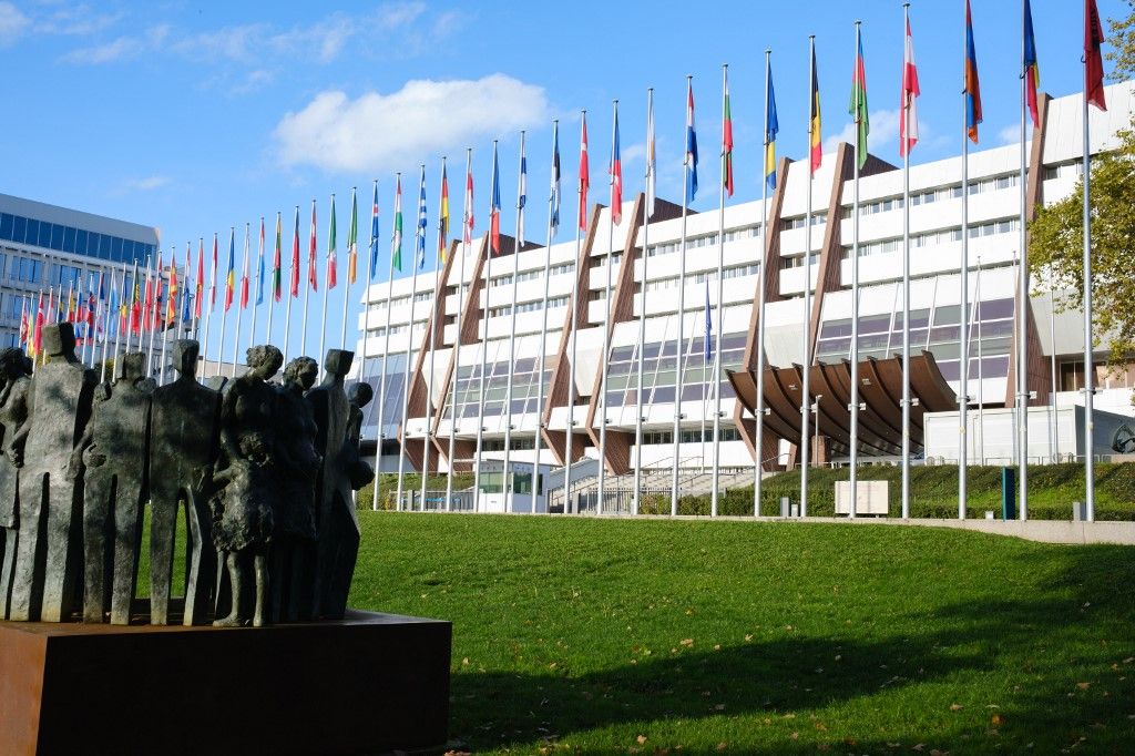 Illustration Of The Council Of Europe In Strasbourg, France