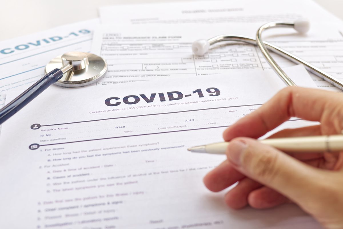 Covid-19,Health,Insurance,Concept.,Blurring,Of,Hand,Holding,Pen,And
COVID-19 Health insurance concept. Blurring of hand holding pen and Stethoscope on health form. Focus on " COVID-19 "