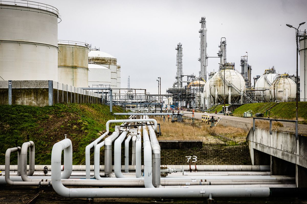 Report: Shell MoerdijkMOERDIJK - Shell Moerdijk exterior. The company makes petroleum-based chemical products. ANP JEFFREY GROENEWEG netherlands out - belgium out (Photo by Jeffrey Groeneweg / ANP MAG / ANP via AFP)