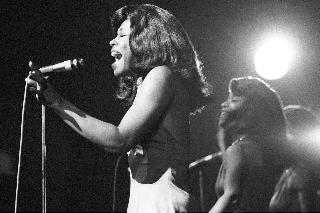 Tina (and Ike) Turner at a concert in Wiener Stadthalle. 20th November 1973. (Photo by VOTAVA / IMAGNO / APA-PictureDesk via AFP)