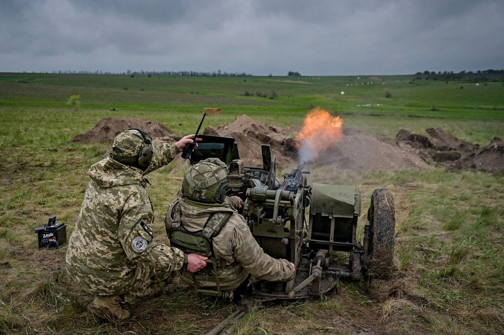 Territorial Defence unit practises offensive actions in Zaporizhzhia Region