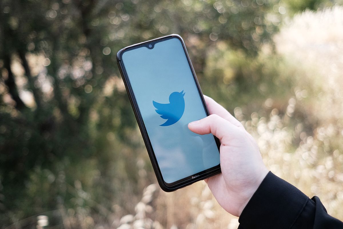 Logo Photo Illustration
In this photo illustration a Twitter logo seen displayed on a smartphone screen in Athens, Greece on May 7, 2023. (Photo illustration by Nikolas Kokovlis/NurPhoto) (Photo by Nikolas Kokovlis / NurPhoto / NurPhoto via AFP)