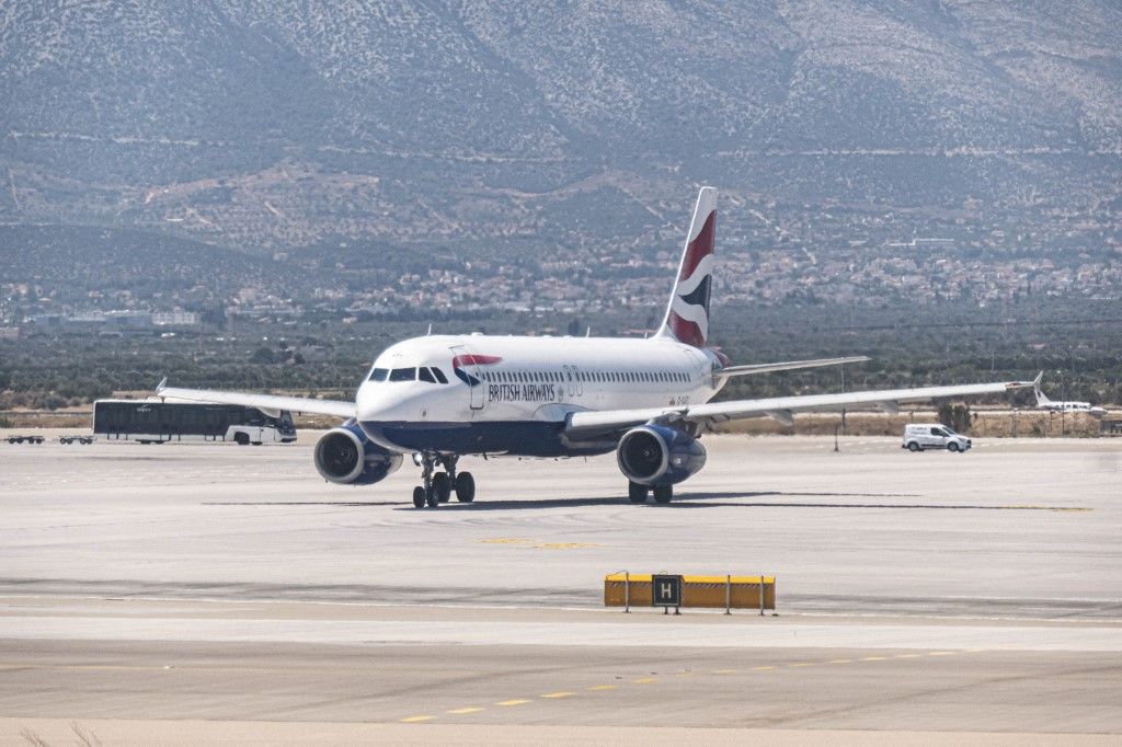 British Airways Airbus A320 In Athens