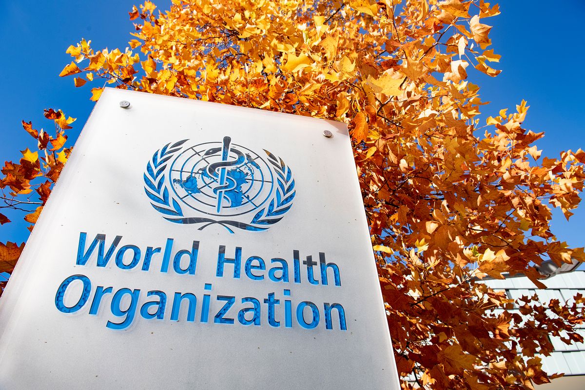 A,Sign,Of,The,World,Health,Organization,(who),At,Their