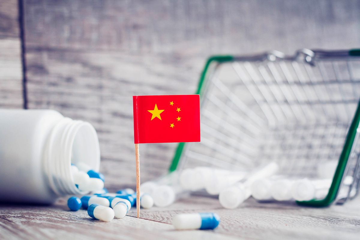 Medicines,In,China.,Country,Flag,And,Pills,Close,Up.
Medicines in china. Country flag and pills close up. 