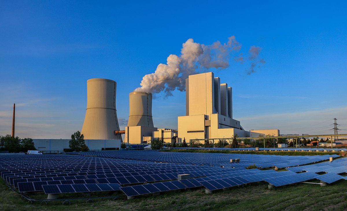 Lignite-fired power plant Lippendorf