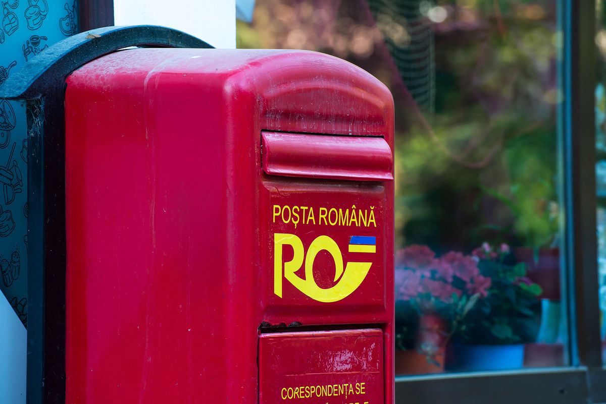 Miercurea,Ciuc,,Romania-,20,July,2019:,Red,Letter,Box,On
