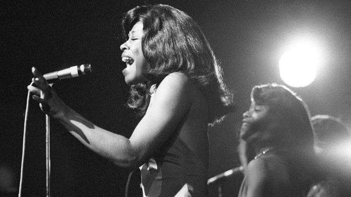 Tina (and Ike) Turner at a concert in Wiener Stadthalle. 20th November 1973. (Photo by VOTAVA / IMAGNO / APA-PictureDesk via AFP)