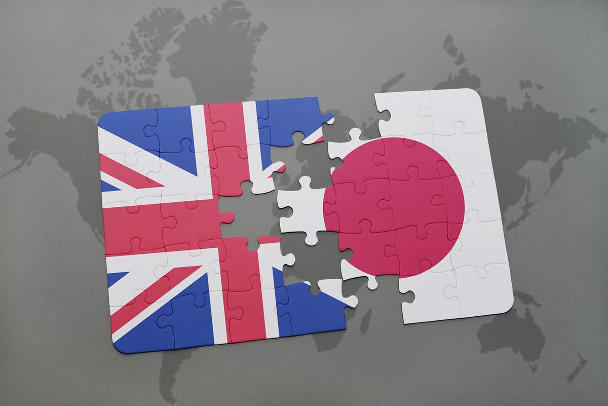 Puzzle,With,The,National,Flag,Of,Great,Britain,And,Japan