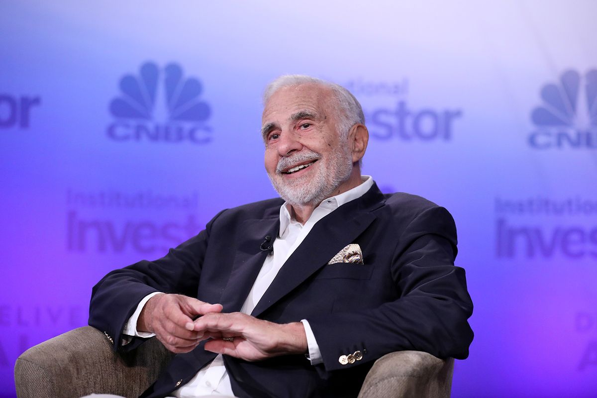 Delivering Alpha - Season 2016
DELIVERING ALPHA -- Pictured: Carl Icahn, Icahn Enterprises Chairman during his keynote at the 6th annual CNBC Institutional Investor Delivering Alpha Conference on Tuesday, September 13, 2016 at the Pierre Hotel in New York -- (Photo by: Heidi Gutman/CNBC/NBCU Photo Bank/NBCUniversal via Getty Images)