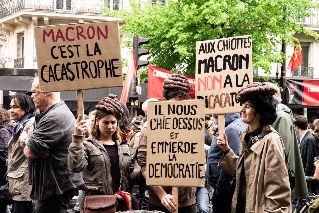 PARIS - MAY DAY DEMONSTRATION - LABOUR DAY - PENSION REFORM - INTER-UNION