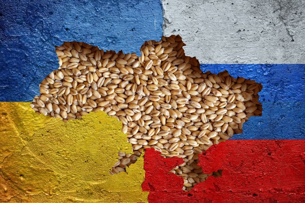 Russia,Ukraine,War,And,Wheat,Export,Crisis,Concept.,World,Grain