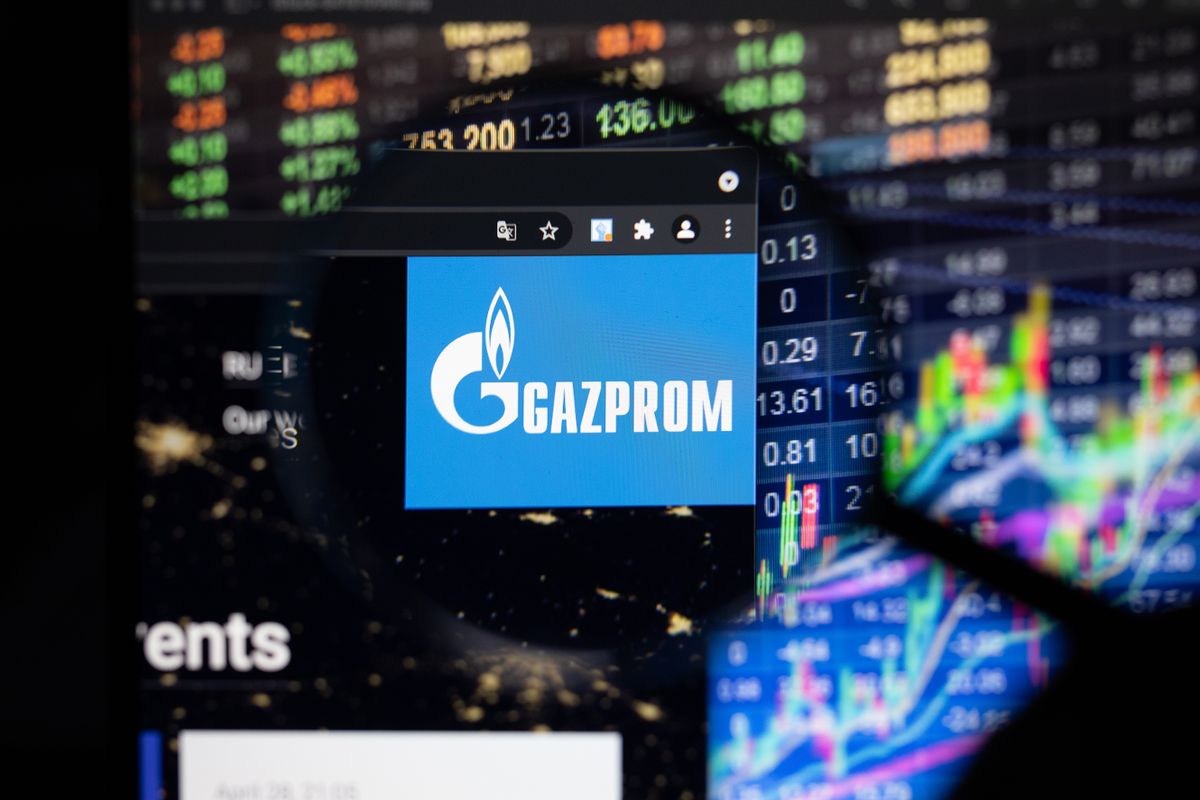 Gazprom,Company,Logo,On
