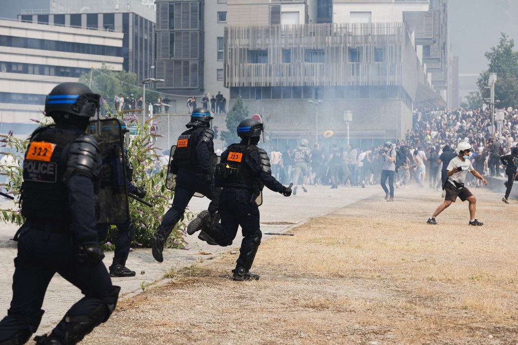 FRANCE - CLASHES AFTER WHITE MARCH FOR NAHEL