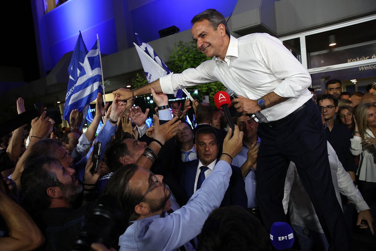 Conservative New Democracy party, led by Kyriakos Mitsotakis, leading in Greek elections: Exit polls