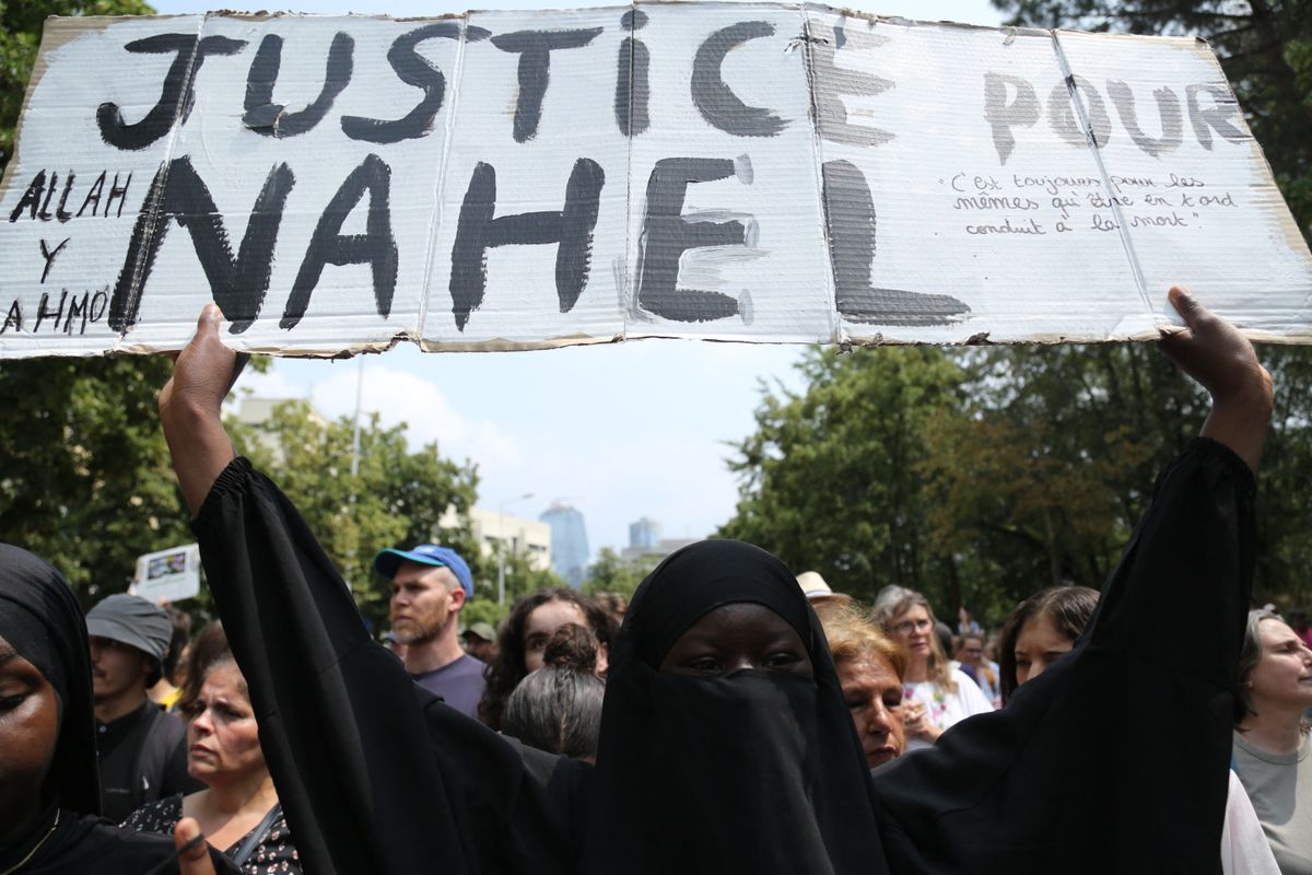 Protest to Nahel killed by police in Paris
